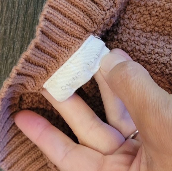 Quincy Mae Waffle Knit Textured Cotton Blanket - Picture 3 of 3